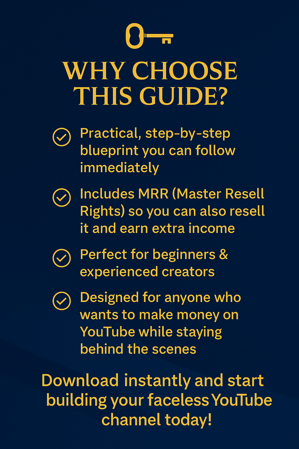 Faceless YouTube Automation Guide – AI Content, Passive Income & MRR License