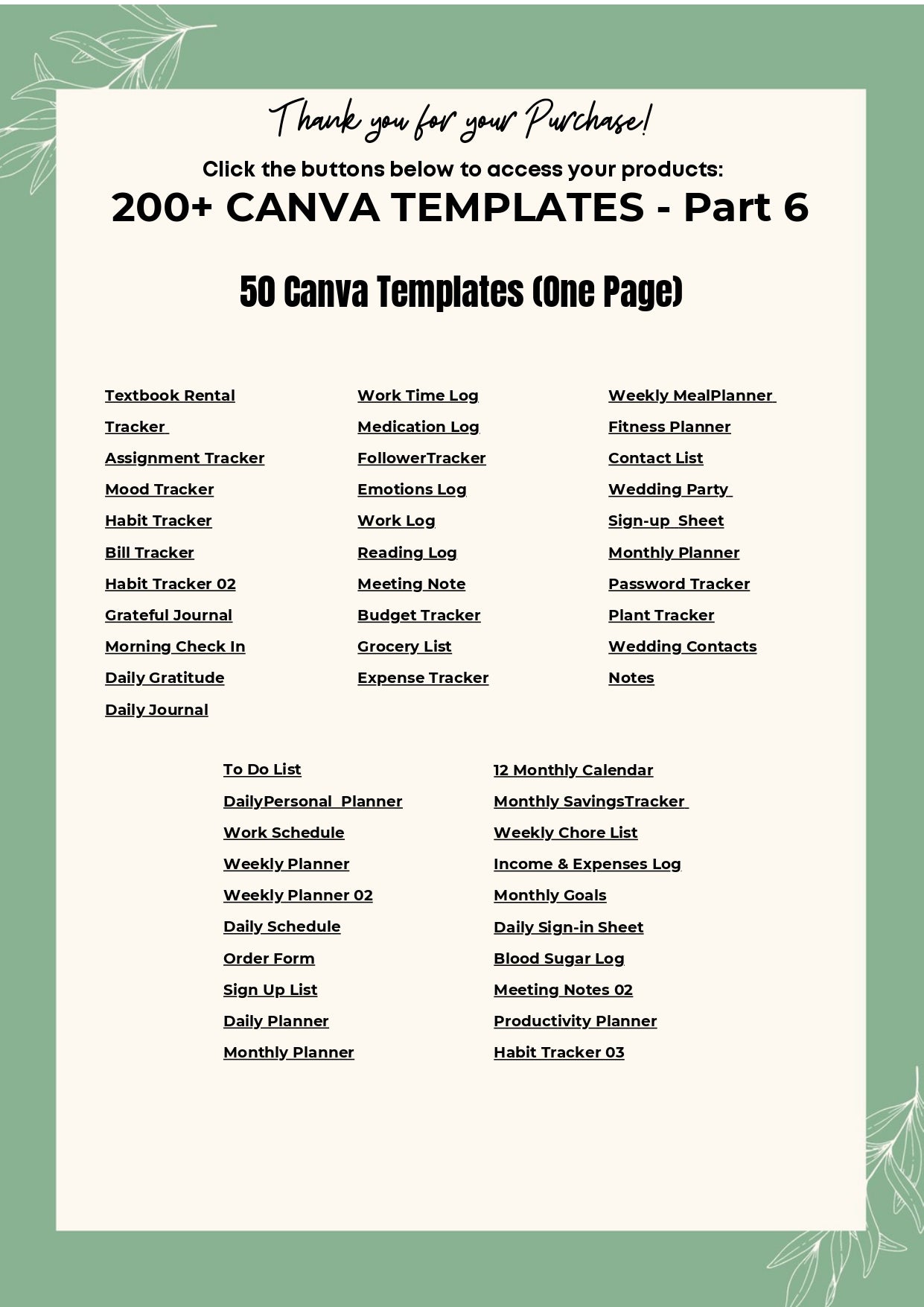 2025 Canva Template Mega Kit – 200+ Templates + 80 Bonus Designs | Editable | Instant Download