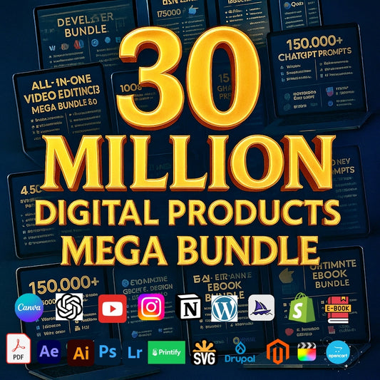 **30 MILLION DIGITAL PRODUCTS LIBRARY