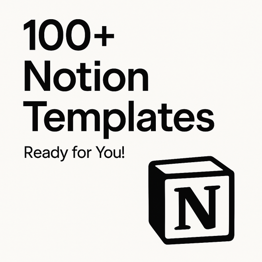 Notion 100+ Templates – Ready for You!