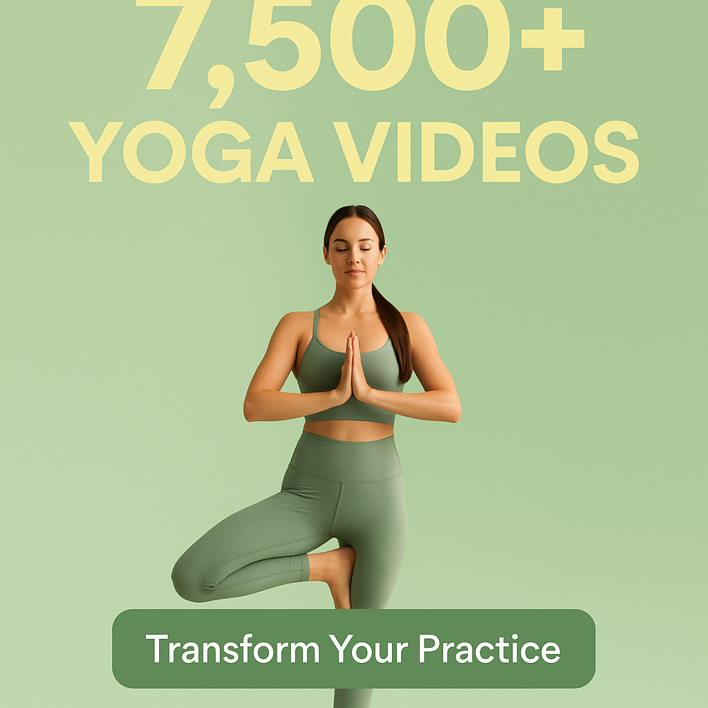 *7,500+ Yoga Videos – Ultimate Yoga Video Library | All Levels | Instant Access | Digital Download